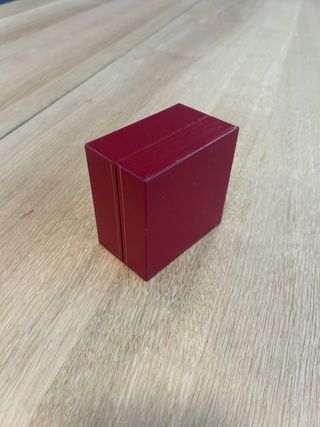 Caja de reloj Cartier Roja