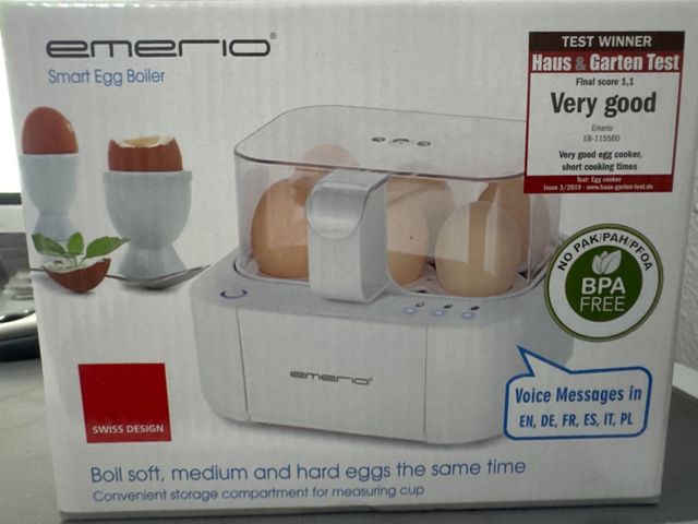 Emerio Cocedor de Huevos Inteligente