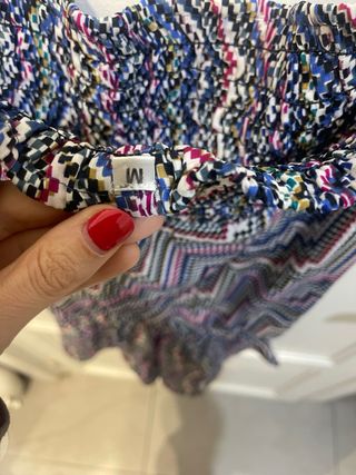 Mono corto estampado multicolor