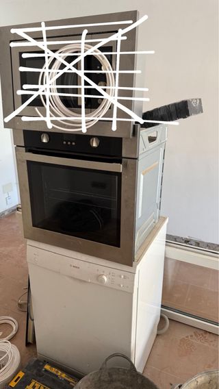 Lavavajillas (100) y horno empotrable 100