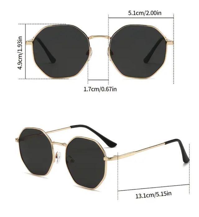 Gafas de sol montura dorada y lentes caramelo