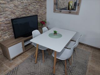 !!Mesa 120X80CM y 4 Sillas NORDICAS!! Comedor