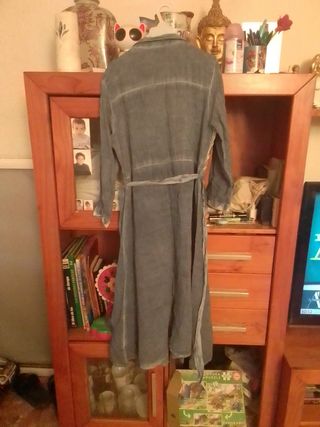 Vestido vaquero mujer S bordado