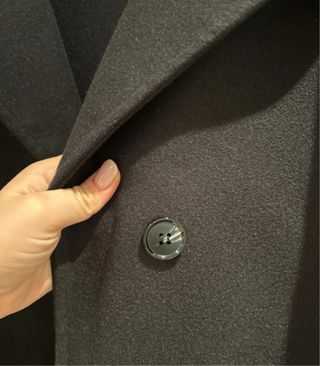 Abrigo Zara Negro Talla S