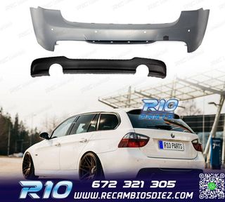 PARAGOLPES TRASERO BMW E91 TOURING 05-11 LOOK M 335I PDC