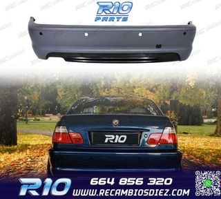 PARAGOLPES TRASERO BMW E46 COUPE LOOK M 98-06 PDC