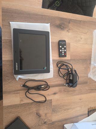 Marco de fotos digital con control remoto