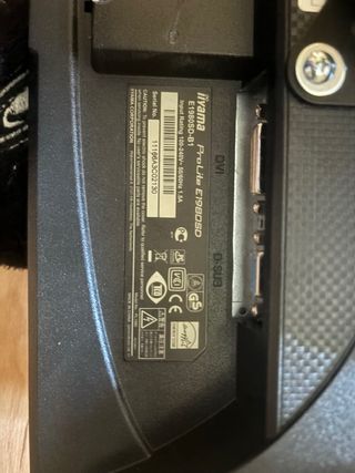 Monitor iiyama ProLite E1980SD 19 Negro