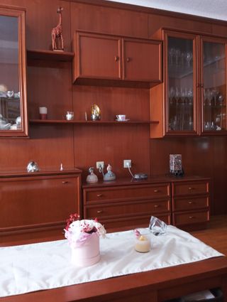 Mueble de salón modular panelado