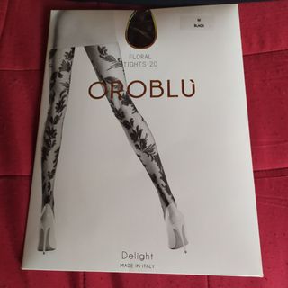 Collant OROBLU velati fantasia floreale tg. M