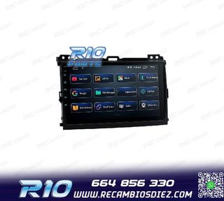 RADIO GPS ANDROID 12 PARA TOYOTA LAND CRUISER 02-09