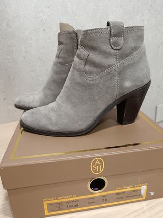 Botines ASH grises talla 36