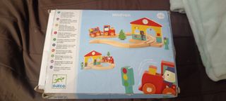 Tren de madera Minitrain Djeco