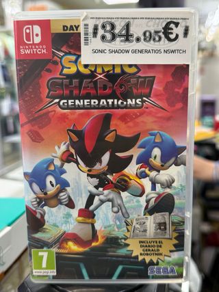 Sonic Shadow Generations Nintendo Switch