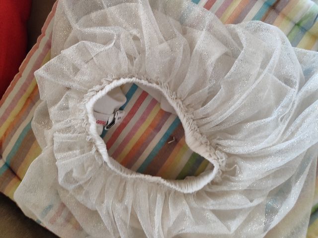 3 Faldas de tutú roja, morada y  dorada