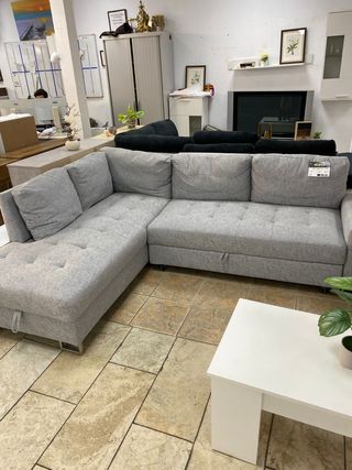 SOFA CAMA NUEVO CHAISE LONGUE 3 PLAZAS