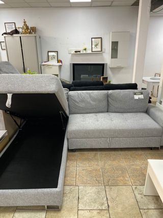 SOFA CAMA NUEVO CHAISE LONGUE 3 PLAZAS