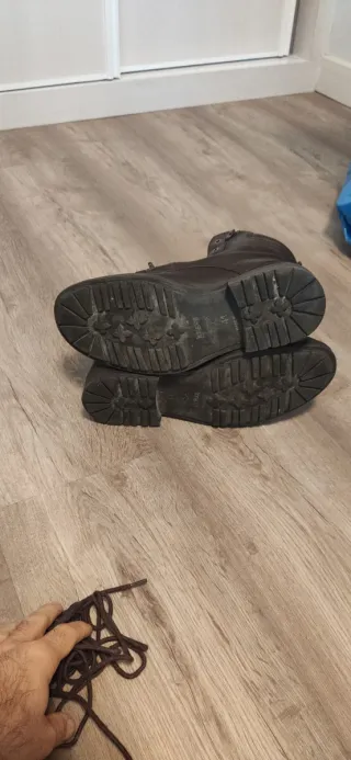 Botas Kangaroo Piel Marrón Oscuro Talla 41