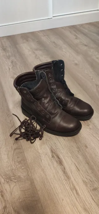 Botas Kangaroo Piel Marrón Oscuro Talla 41