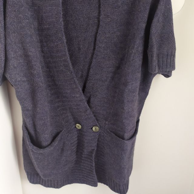 Cardigan tg. 44 in alpaca e lana merinos