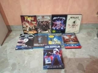 DVDs de Música Rock y Metal,solo lote