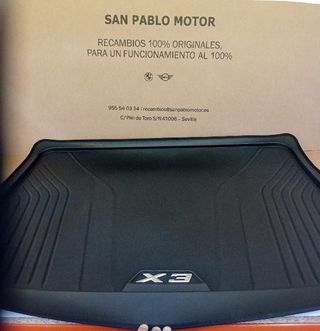 Alfombrilla Maletero BMW X3 Original 51472450516