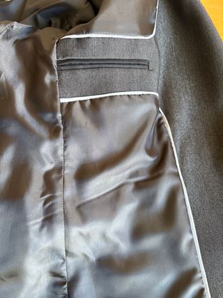 Americana Mango Talla L Gris Nueva sin etiquetas 