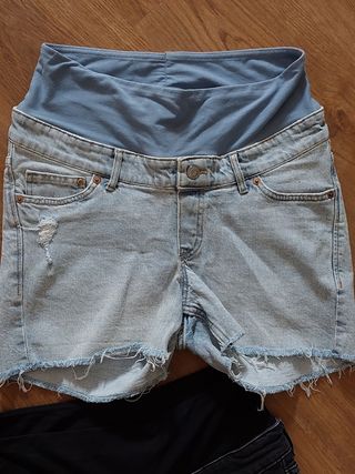 Shorts premamá vaqueros (2 unidades)