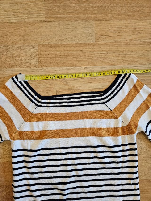 Jersey Lefties rayas cuello barco mujer