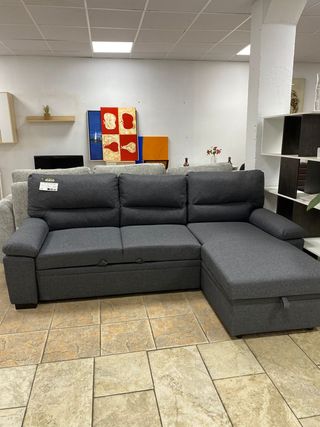 SOFA CAMA NUEVO CHAISE LONGUE 3 PLAZAS