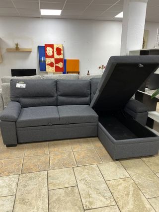 SOFA CAMA NUEVO CHAISE LONGUE 3 PLAZAS