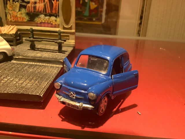 3 Coches Seat/Fiat 600 1/43 Norev Guisval Sólido.