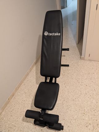 Banco de pesas Tectake ajustable