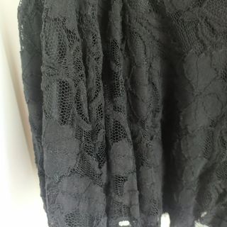 Minigonna pizzo nera taglia S