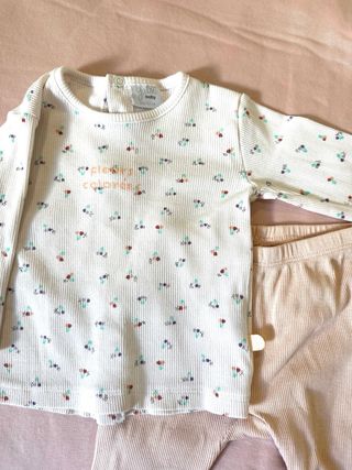 Conjunto bebé estampado floral 3meses