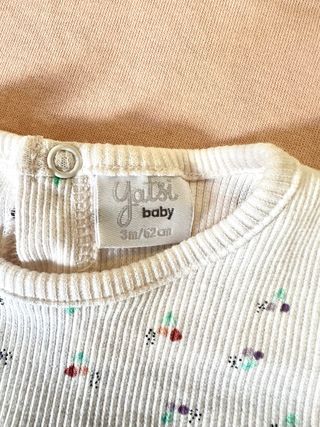 Conjunto bebé estampado floral 3meses