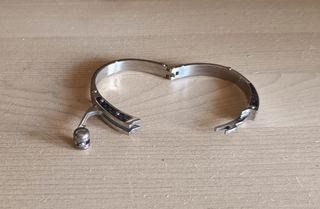 Bracciale Uomo Acciaio Stile Manetta