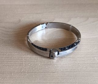 Bracciale Uomo Acciaio Stile Manetta