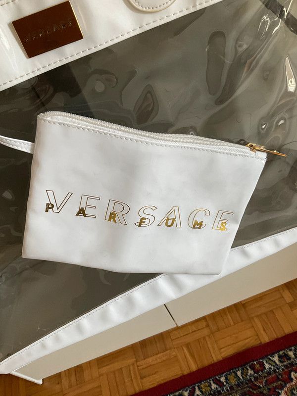 Borsa Versace Trasparente Bianca