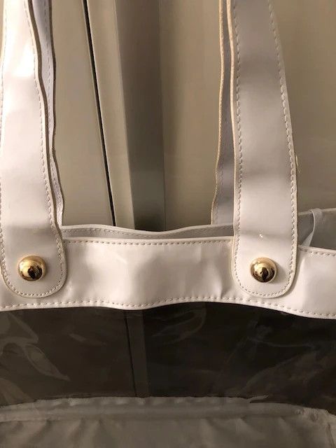 Borsa Versace Trasparente Bianca