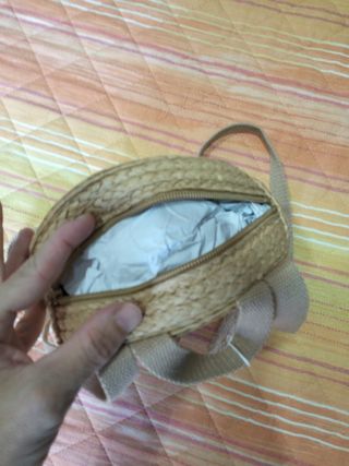 Zainetto paglia H&M bimba floreale