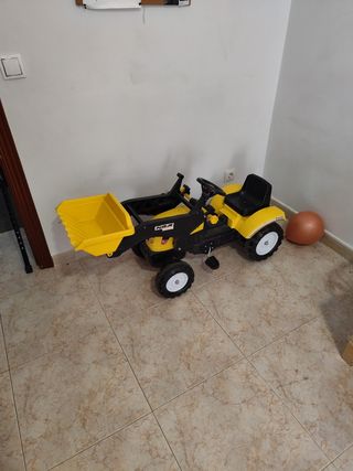 Escavatore - Trattore giallo per bambini con pala