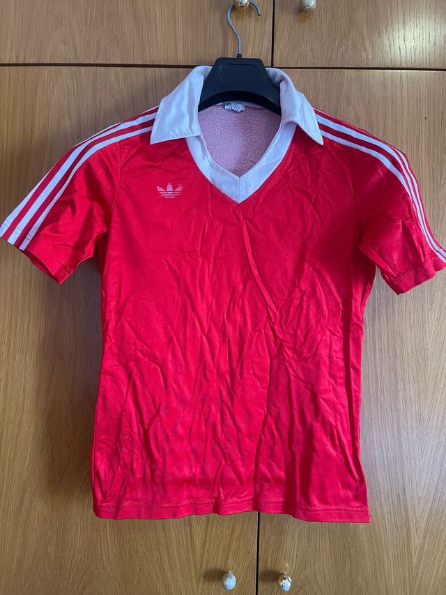 Camiseta adidas vintage original 70s/80s Roja
