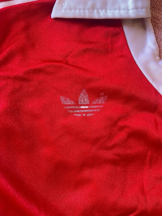 Camiseta adidas vintage original 70s/80s Roja
