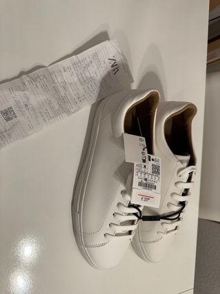 Zapatillas Zara Blancas Talla 42 Nuevas