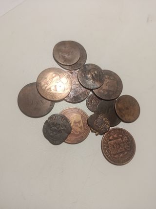Lote de monedas antiguas