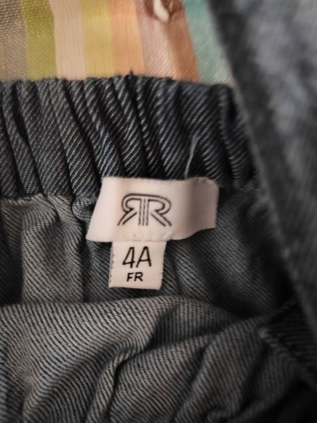 Vestido vaquero niña tirantes