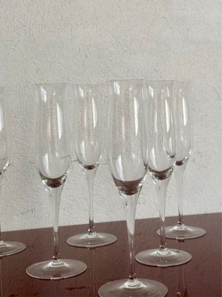 Set 6 Flûte Cristallo Finissimo Vintage calici 