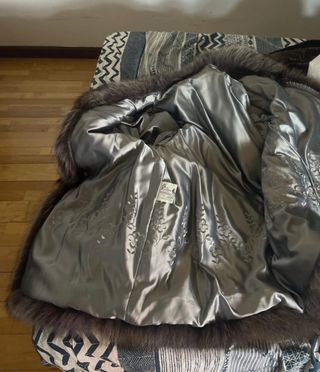 Chaqueta de zorro marrón
