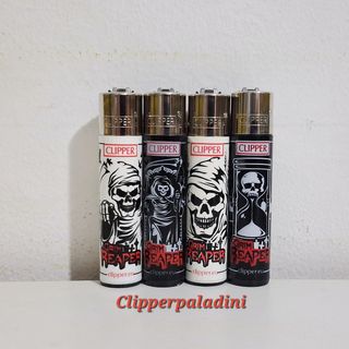 Accendini Clipper Grim Reaper Set 4
